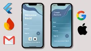 🔒📱 Flutter Firebase Auth • SignUp / SignIn / Google Sign In / Apple Sign In