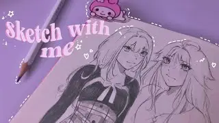 sketching my oc’s // ft. ARRTX 🍧