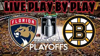 Boston Bruins vs Florida Panthers Game 1 Live Play By Play And Reaction #nhlbruins #stanleycup