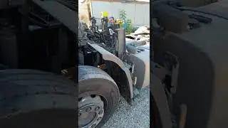 идут газы, отключили компрессор и пробуем, автомобиль даф