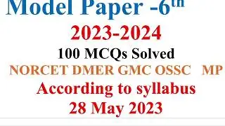Paediatric  Disease & Child health  Nursing Series|  | 2023-2024 | NORCET GMC 
