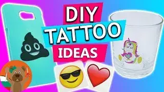DIY Тату Идеи за лятото | Супер идея за декорация | Кейсове за телефон и Парти идея