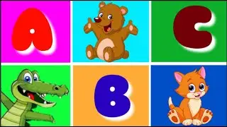 ABC Animals | A for Alligator | Nursery Rhymes | Animal ABC | Learn Alphabets A to Z