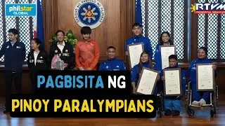 President Bongbong Marcos nakipagkita sa mga Pinoy Paralympians sa Malacanañg