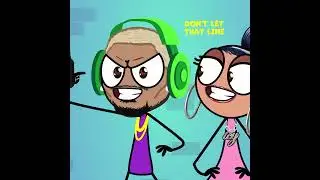 Chris Brown's petty af 😂😂  #animationmeme #chrisbrown #quavo
