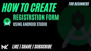 Simple Registration form in Android Studio 2023 | For Beginners | Easy Method to Create App #like
