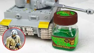 How to BURNISH (Weather) Metal Tracks for Model Tanks