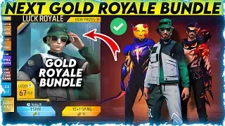 NEXT GOLD ROYALE BUNDLE | FREE FIRE NEXT GOLD ROYALE BUNDLE | OB48 UPDATE NEXT GOLD ROYALE BUNDLE