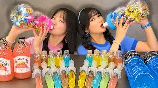 COLOR MUKBANG [Pink🩷 Blue💙] KIMPRO 김프로 먹방