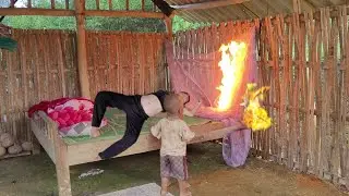 threshing rice, cooking sticky rice to sell at the market, the boy burned down the house/Lý Tuyết
