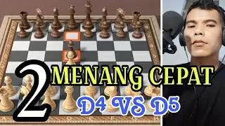 Saat D4 berhadapan dengan d5 | 2 pembukaan populer Mematikan | Queen's Gambit & Blackmar Gambit