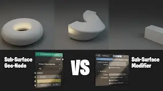 Blender Subdivisions - Modifier VS Geometry Node