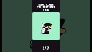 Sometimes you just need a hug - Pixel Art Animation Meme #shorts