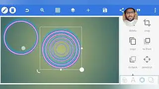 Glowing Neon Shapes Design in PixelLab | Full Tutorial