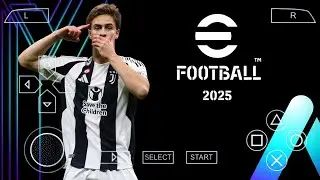 eFootball 25 Ppsspp | New Patch | Fix Kits UCL 24/25 | Update Stadium, Shaders & Texture HD