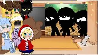 gacha cute.Реакция Красной шапочки на клип 