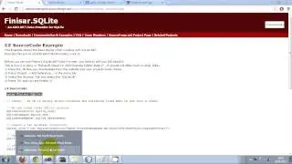 C# Tutorial 36  How to use and connect Sqlite in a C# project