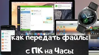 Как передать файлы на часы Galaxy Watch 3 с Компьютера или Ноутбука