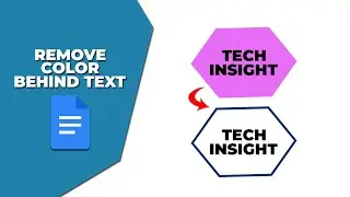 How to remove the color behind text in Google Docs