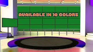 HD Islamic Virtual Studio For Kinemaster, Adobe Premiere, Adobe After Effects and Edius (Green)
