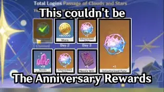 My thoughts on the Genshin Impact's Anniversary Rewards