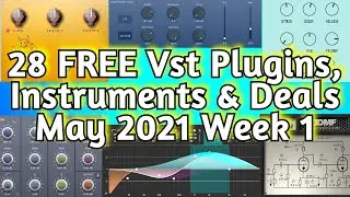28 NEW Best FREE Audio VST PLUGINS, Instruments & MEGA DEALS - May 2021 Week #1 - amnerhunter.com