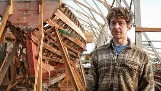 Bolting the Stern Timbers - Wood Boat Rebuild (TALLY HO EP45)