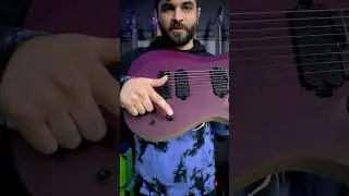 MONUMENTAL Schecter 8 String Guitar 🤘 #Metal #Guitar #Shorts