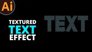 Textured text effect in illustrator| deisgnsubway