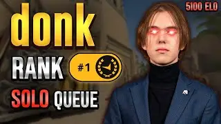 DONK drops 45k in a FACEIT game! donk POV with COMMs (Mirage)