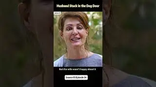 Husband Stuck in the Dog Door 