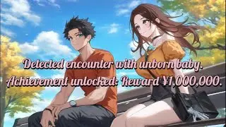 Detected encounter with unborn baby. Achievement unlocked: Reward ¥1,000,000.