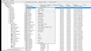 RPGLE Program reading data from a database table