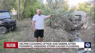 'A crazy freak storm'; Carbon County cleaning up after weekend hail damage, flooding