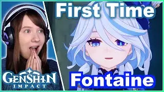 FIRST TIME GOING TO FONTAINE Reaction! - Genshin Impact PS5 Gameplay | Part 48