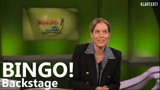 Backstage im Fernsehstudio - Bei Bingo mit Jule Gölsdorf