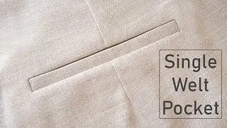 🧩How To Sew Single Welt Pocket Neatly Step By Step For Beginners | Sewing Technique | Thuy Sewing