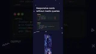 Responsive Cards without Media Queries No Javascript just CSS