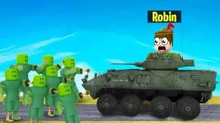 SUPER DIFÍCIL!! TENTEI DEFENDER A TORRE SOZINHO DO ATAQUE DE ZUMBIS NO ROBLOX!!