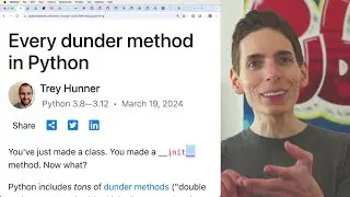 Python Double Underscore Dunder Methods and Operator Overloading
