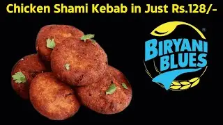 Biryani Blues Chicken Shami Kebab Review | Tip Sip Taste