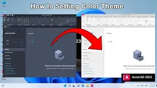 AutoCAD 2023 Tips & Tricks EP.2 - How to Setting Color Theme