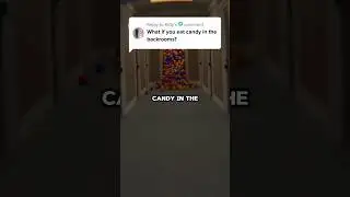 ⚠️WHAT IF YOU EAT CANDY IN THE BACKROOMS - FOUND FOOTAGE⚠️ #shorts