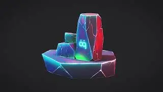 Low Poly Stylized Rocks | Hand Painting Attempt