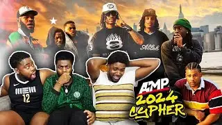 DAVIS??!!!! UK YOUTUBERS REACT TO - AMP CYPHER