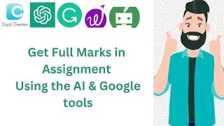 How to make unique assignment using google tools , google chrome extesions & artificial intelligence