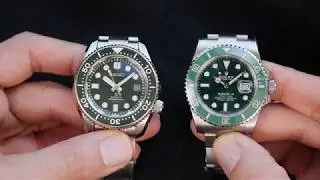 Seiko Green Marinemaster SLA019 Vs Rolex Hulk  | Hafiz J Mehmood