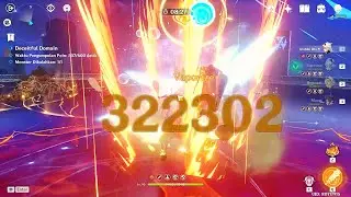 C0 Arataki Itto | 300K Crit Damage | Energy Amplifier Fruition Event | Genshin Impact v.2.3