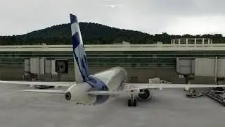 Microsoft Flight Simulator 2020 - LEBB-EGKK : A32NX Mod + Custom Gatwick Airport.