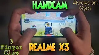 REALME X3 PUBG MOBILE HANDCAM , 3FINGER + ALWAYS ON GYRO 🔥